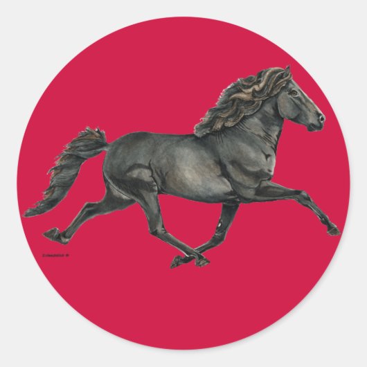 Gletta Ronde Sticker (Voorkant)