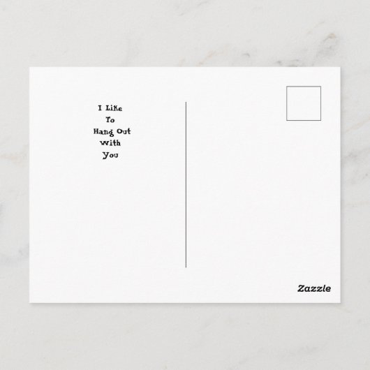 gleuzen en papegaai in Oerwoud Briefkaart (Achterkant)