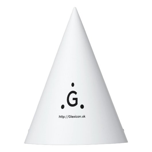 Glexicon UK Feesthoed Feesthoedjes (Voorkant)