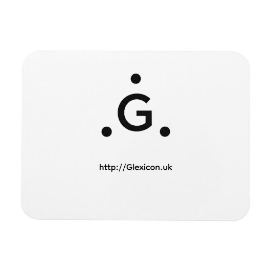 Glexicon UK Foto  Magneet (Horizontaal)