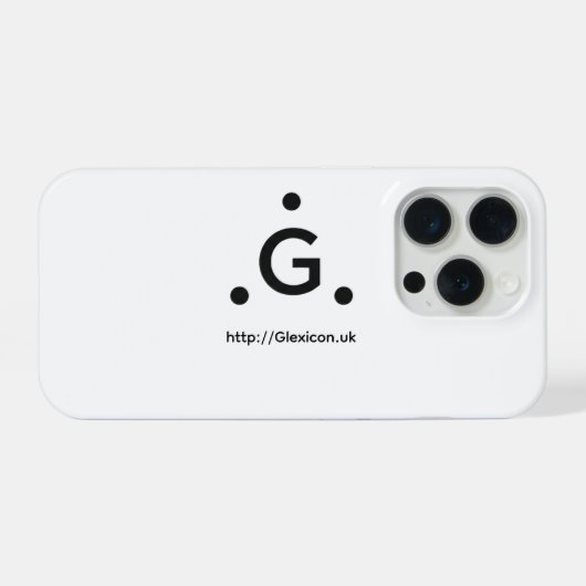 Glexicon UK Mobiel iphone 15  Hoesje (Achterkant horizontaal)