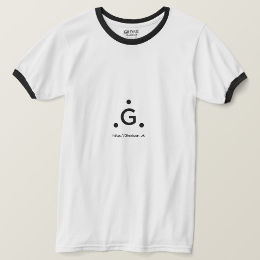 Glexicon UK Ringer T-shirt (Design voorkant)