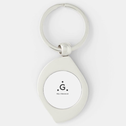 Glexicon UK Swirl  Sleutelhanger (Voorkant)