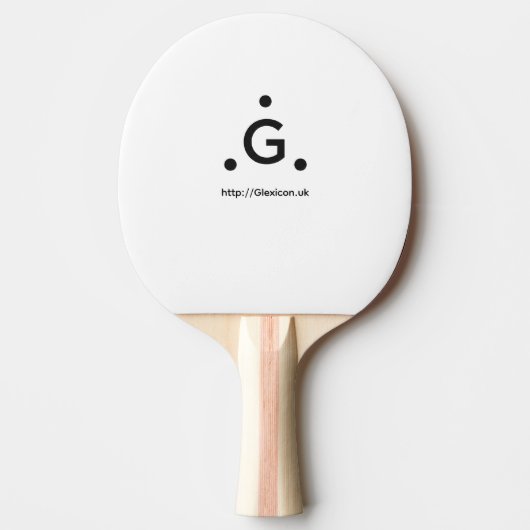 Glexicon VK Tafeltennisbatje (Voorkant)