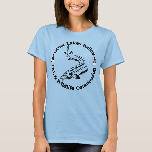GLI-FWC - STURG LOGO & SCUTES - dames basic T T-shirt (Voorkant)