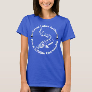 GLI-FWC - STURG LOGO & SCUTES - dames basic T T-shirt