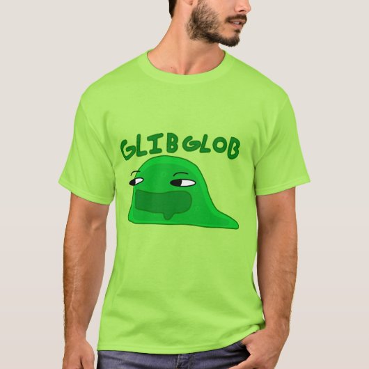 Glib glob t-shirt (Voorkant)