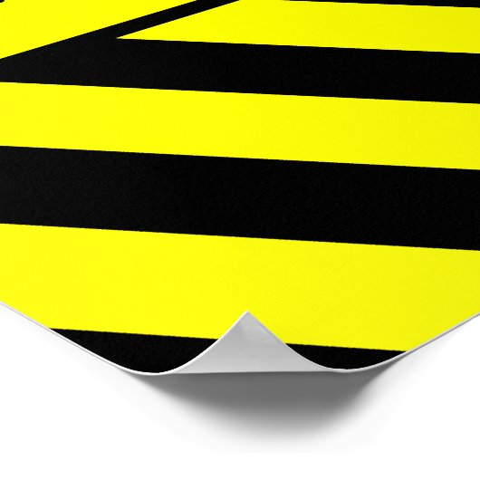 glibberig wanneer nat poster (Hoek)