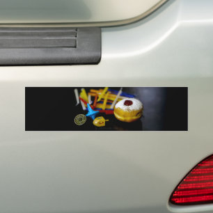 GlibberigeJoe Hanukka symbolische stilleven vakant Bumpersticker