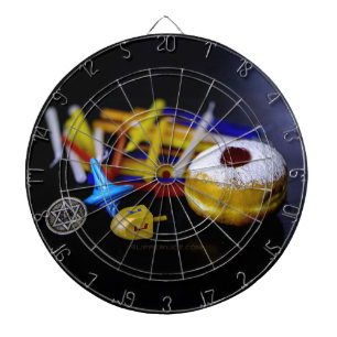 GlibberigeJoe Hanukka symbolische stilleven vakant Dartbord