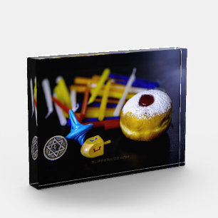 GlibberigeJoe Hanukka symbolische stilleven vakant Fotoblokken
