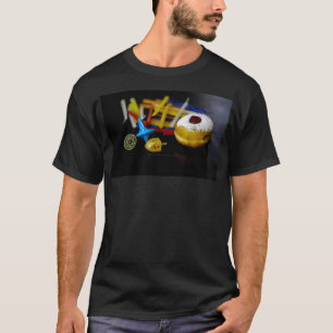 GlibberigeJoe Hanukka symbolische stilleven vakant T-shirt