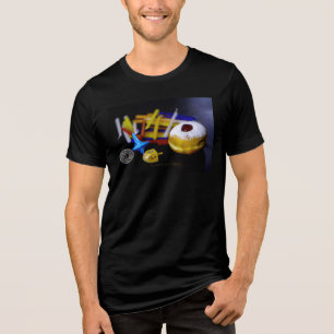 GlibberigeJoe Hanukka symbolische stilleven vakant Tri-Blend Shirt