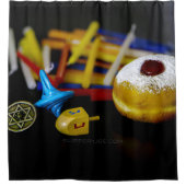 GlibberigeJoe Hanukkah symbolische stilleven vakan Douchegordijn (Voorkant)