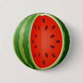 GLICEERD WATERMELON RONDE BUTTON 5,7 CM (Voorkant)