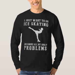 Glide to Joy: Schaatsen weg Volwassenen Verantwoor T-shirt