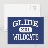 Glide - Wildcats - High School - Glide Oregon Briefkaart (Voorkant / Achterkant)
