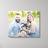 Glided Word Gepersonaliseerde Foto Verpakt Canvas (Voorkant)