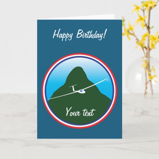 Glider Kaart (Gele Bloem)