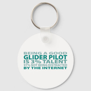 Glider Pilot 3% Talent Sleutelhanger