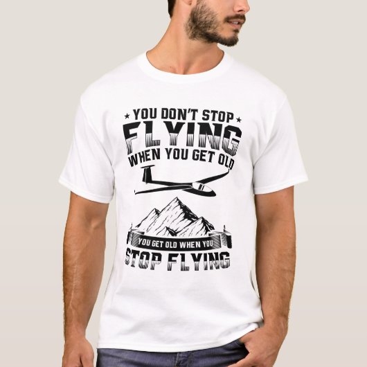 Glider | Pilot Glider Thermal Gifts T-shirt (Voorkant)