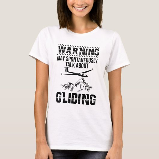 Glider Pilot | Glijdende soartherdieren Giften T-shirt (Voorkant)