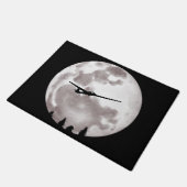 Glider Plane Pilot Full Moon Deurmat (Schuin)