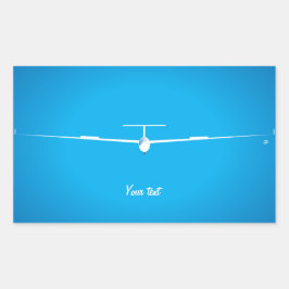 Glider Rechthoekige Sticker