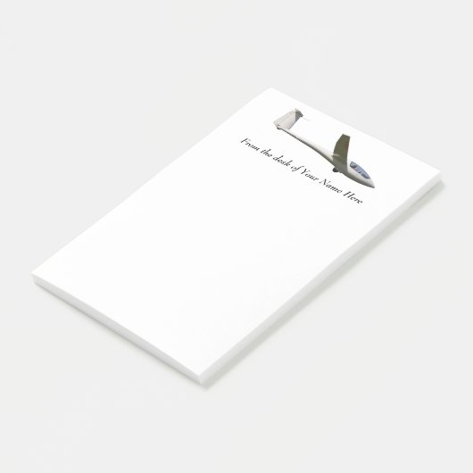 Glider Sailpane Post-it note - Glijding & Soaring (Schuin)