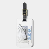 Glider Sailplane Vliegtuig Bagagelabel (Voorkant verticaal)