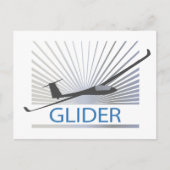Glider Sailplane Vliegtuig Briefkaart (Voorkant)