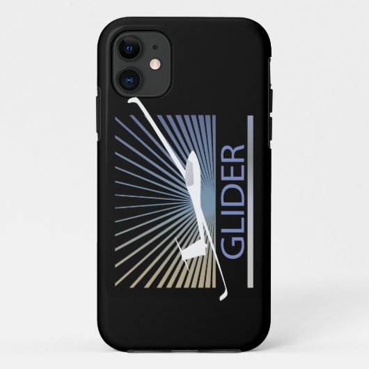 Glider Sailplane Vliegtuig Case-Mate iPhone Case (Achterkant)