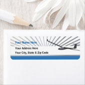 Glider Sailplane Vliegtuig Etiket (Insitu)