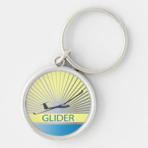 Glider Sailplane Vliegtuig Sleutelhanger
