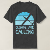 Glider soaring Glider pilot 9  T-shirt (Design voorkant)