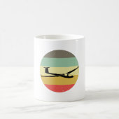 Glider | Vliegende zweefvliegtuigen met drijvende  Koffiemok (Center)