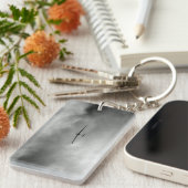 Glider vliegt in de grijze hemel sleutelhanger (Voorkant Rechts)