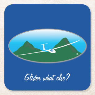 Glider - Wat nog meer? Kartonnen Onderzetters