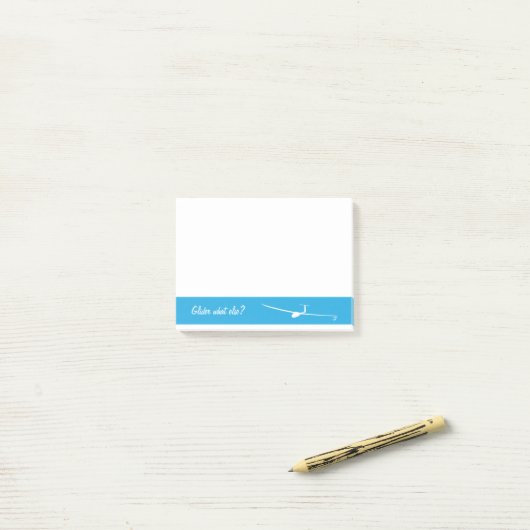 Glider - Wat nog meer? Post-it® Notes (Op bureau)