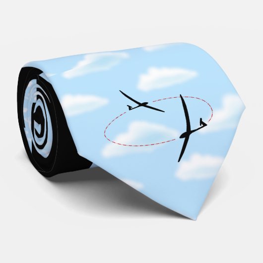 Gliders Sailplanes Thermalling Stropdas (Opgerold)