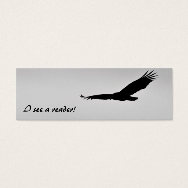Gliding Bird Mini Visitekaartjes (Voorkant)