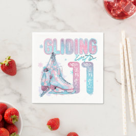 "Gliding into" 11e verjaardag schaatsfeest Servet