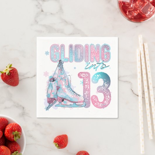 "Gliding into" 13e verjaardag schaatsen partij Servet (Insitu)