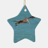 Gliding Pelican Keramisch Ornament (Rechts)