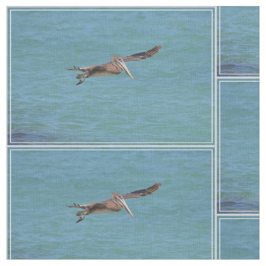 Gliding Pelican Stof (Close Up)