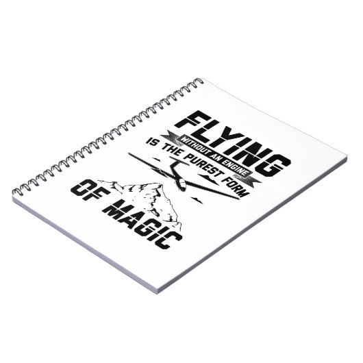 Gliding Pilot | Glider Hobby Sailplane Gift Idee Notitieboek (Linkerzijde)