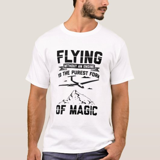 Gliding Pilot | Glider Hobby Sailplane Gift Idee T-shirt (Voorkant)