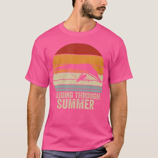 Gliding Through Summer Hang Glider T-shirt (Voorkant)