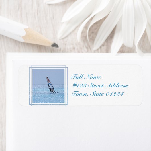 Gliding Windsurfer Etiket (Insitu)