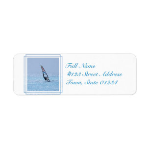 Gliding Windsurfer Etiket